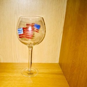 New Flag Americana Wine Glass Desert Cup